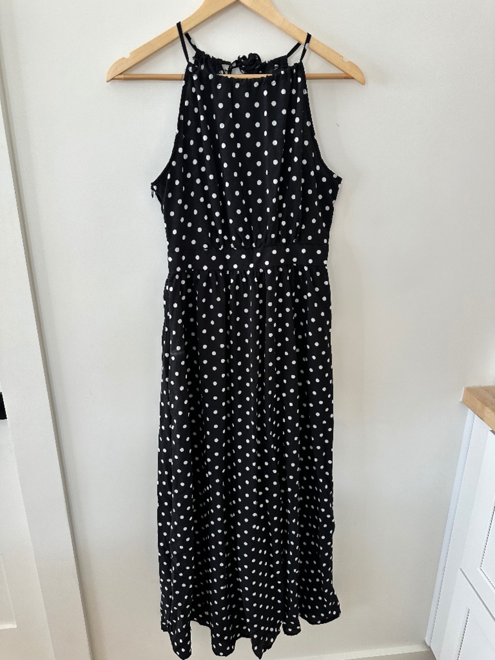 Polka Dot Halter Dress